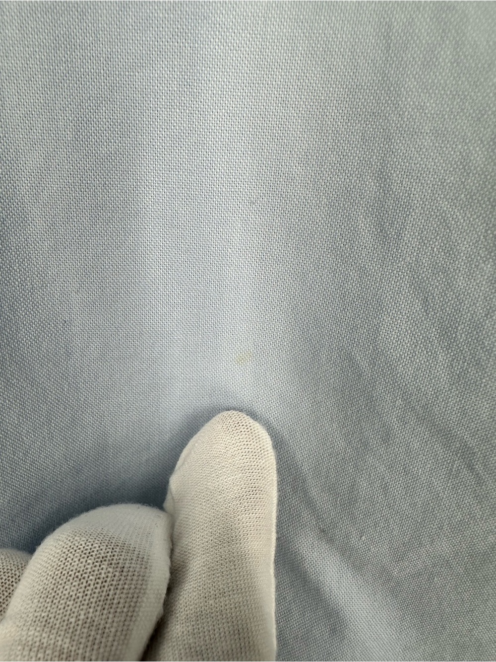GUCCI French Cuff Vintage Pointed Collar Uniform Staff Dress Shirt Light Blue - Picture 9 of 12